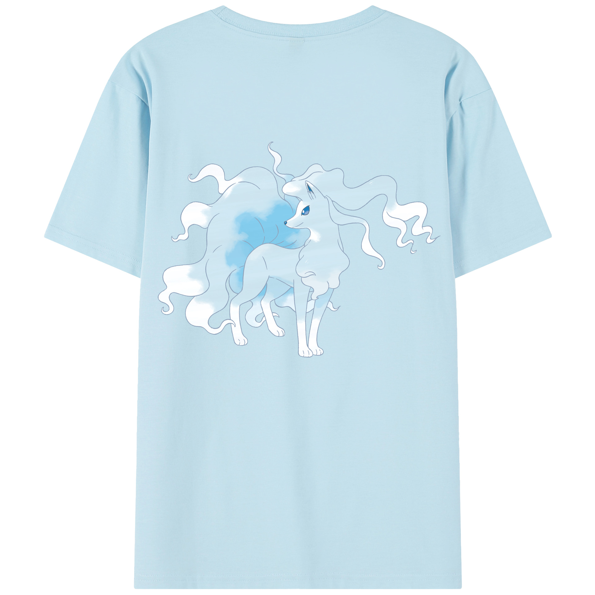 （画像用） ポケットモンスター Pokémon 綿100％半袖Tシャツ（背面プリント）